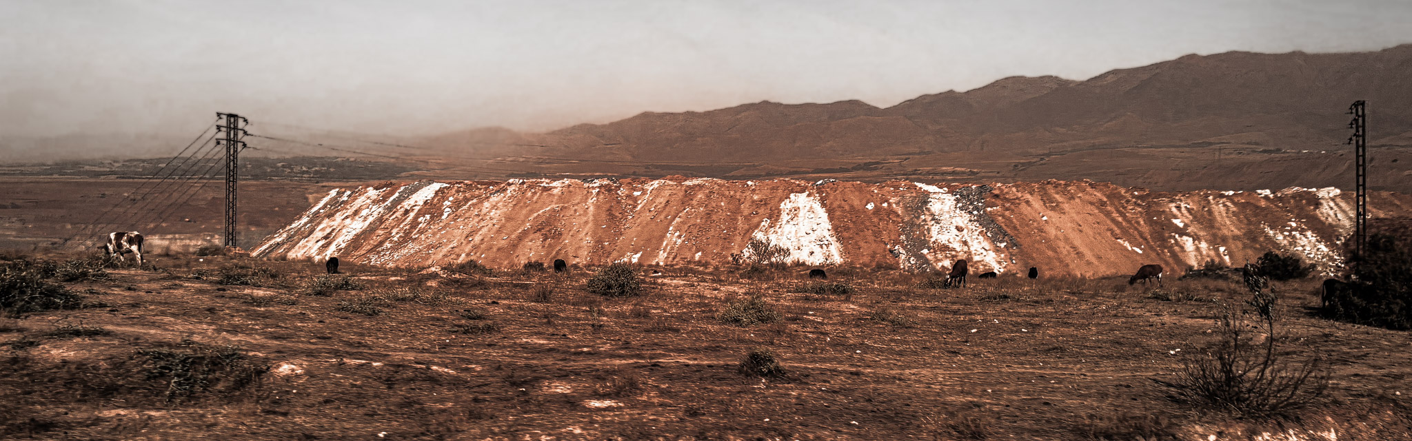 Abraumhalde, Tagebau, Angren