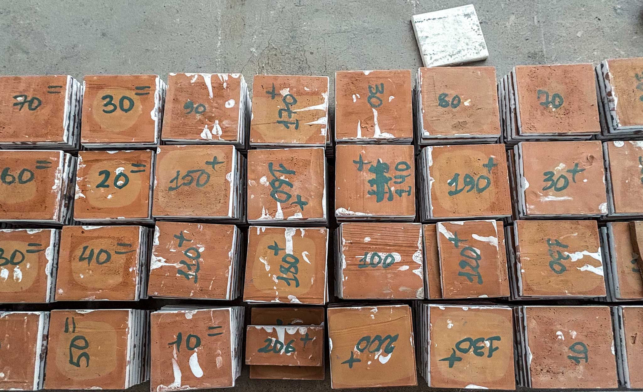 Einzelteile für Wandbefliesungen