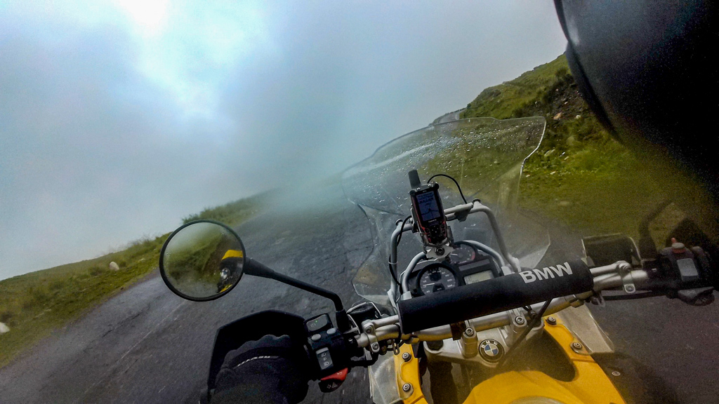 Regen auf dem Weg zum Paso Tafi