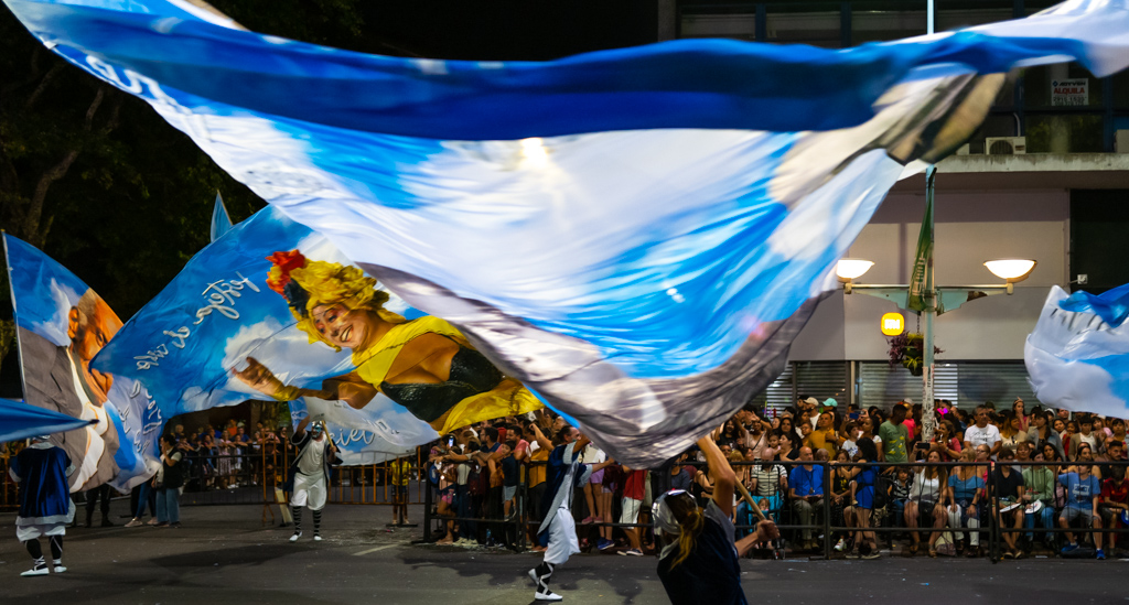 Fahnenschwinger, Carnaval, Montevideo