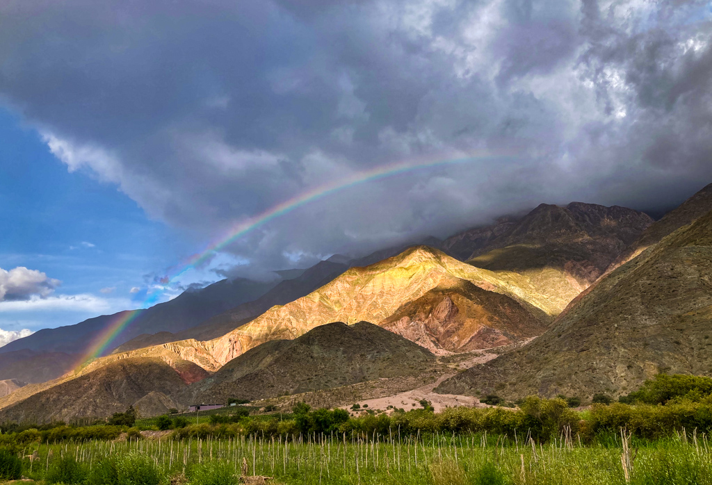 Rainbow at Purmamarca