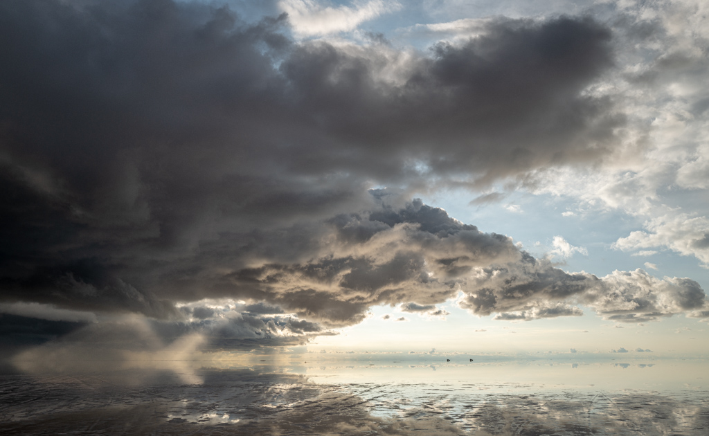 Regenwolken, Salar de Uyuni