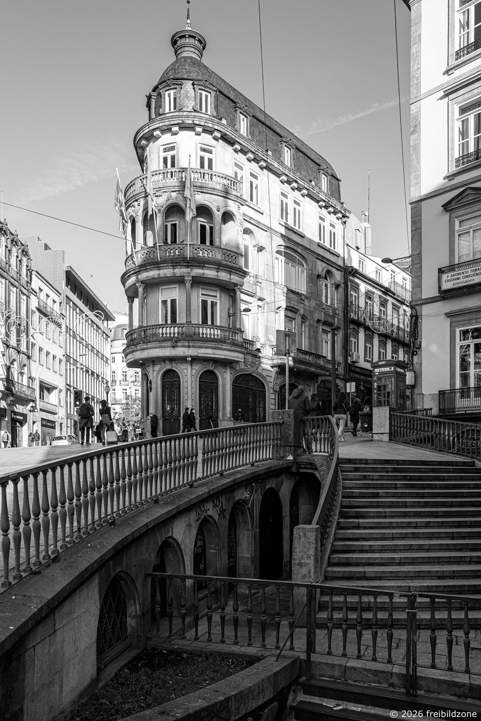 Der alte U-Bahneingang, Rua de Sá da Bandeira, Porto, 2021