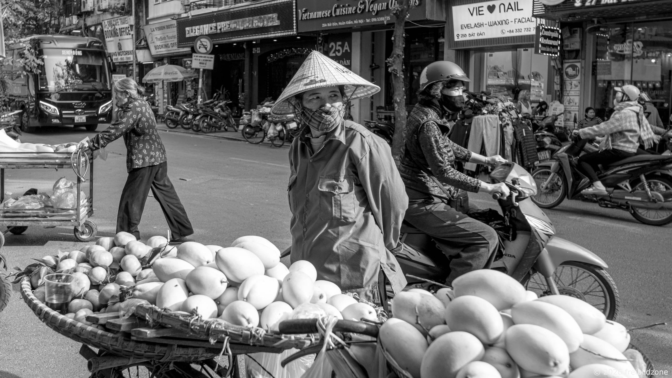 Obsthändlerin, Altes Viertel, Hanoi