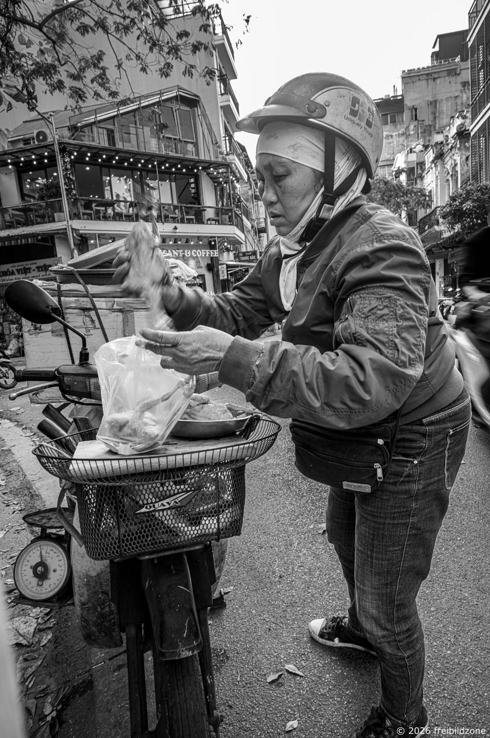 Geflügelhändlerin, Altes Viertel, Hanoi