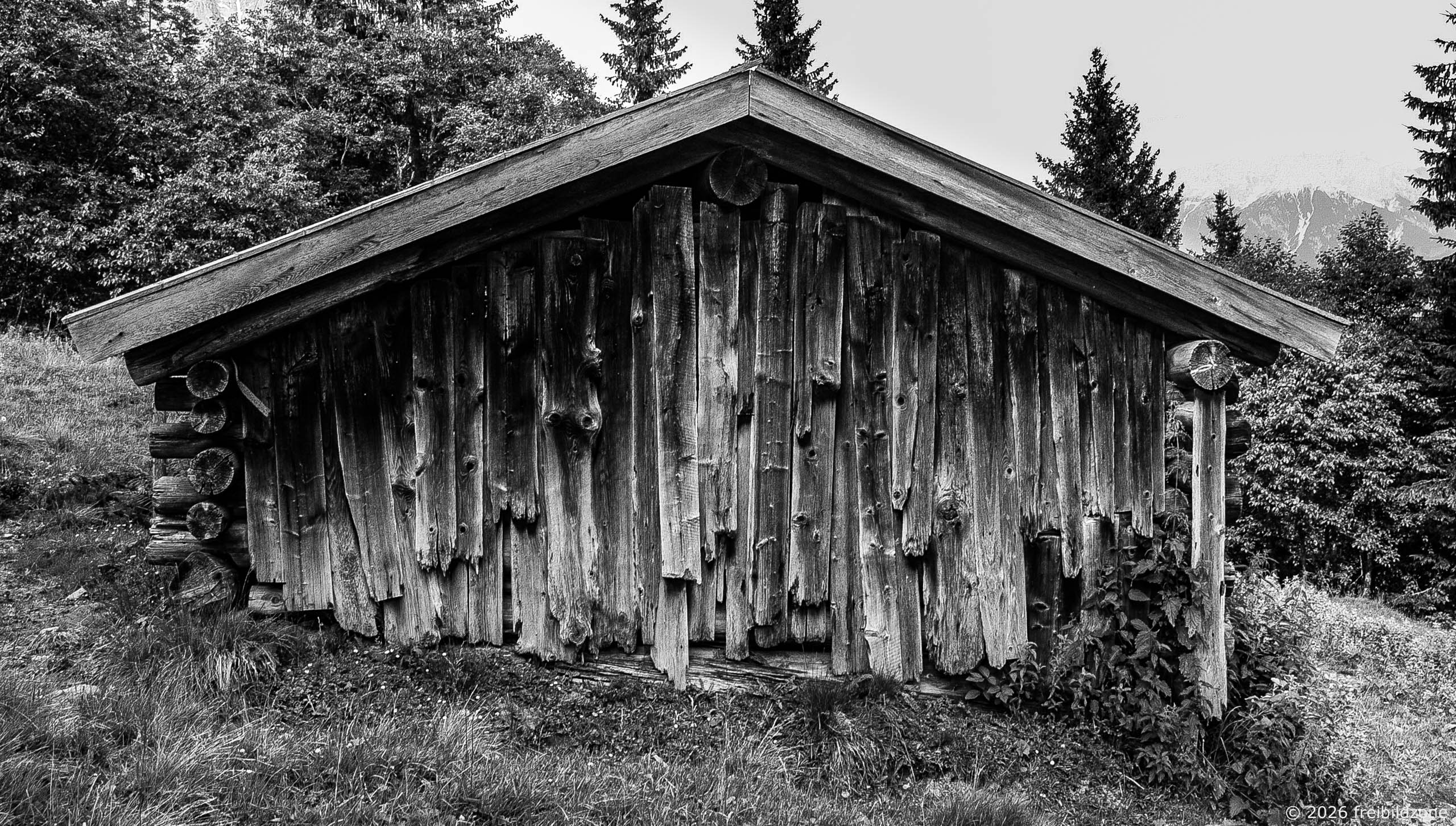 Traditioneller Schupfen, Salzburger Land, Österreich