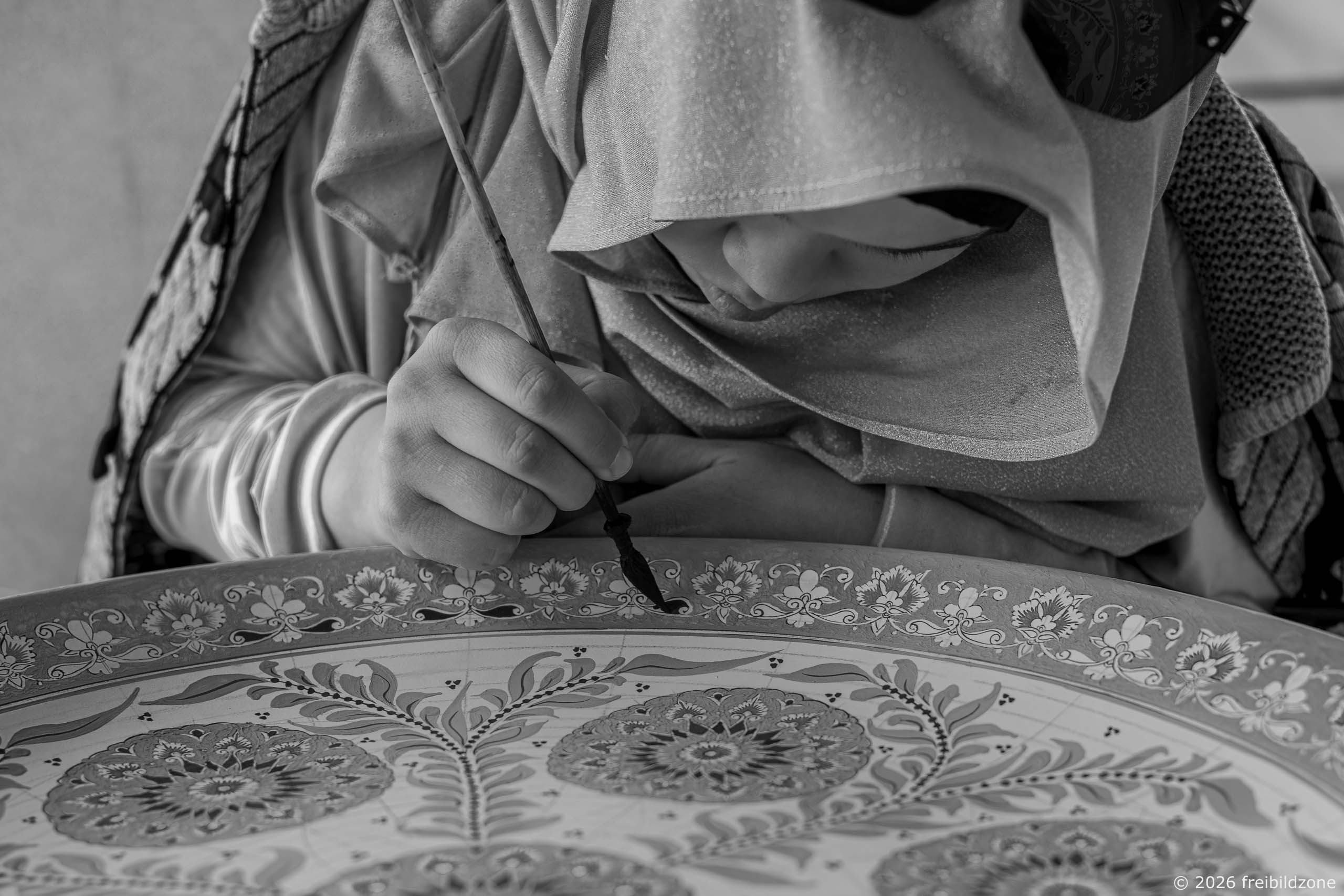 Keramikmalerin, Siyob Bozori, Samarkand