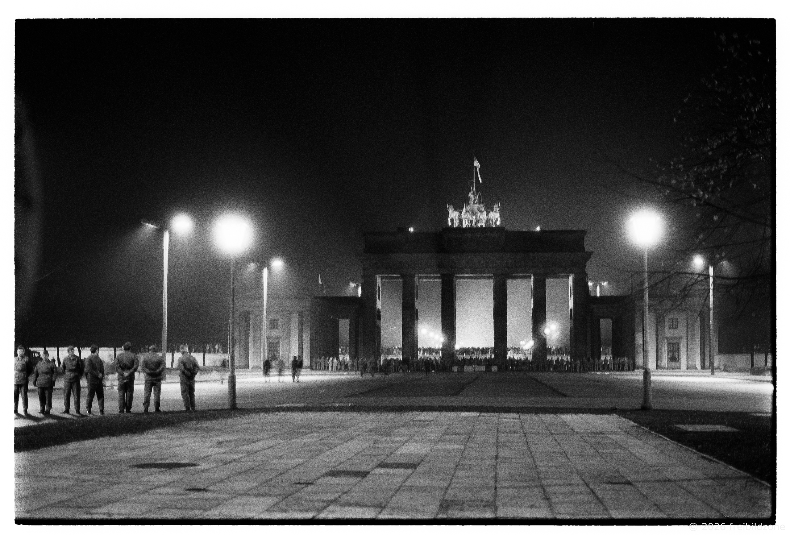 Berlin, 9. November 1989, Brandenburger Tor