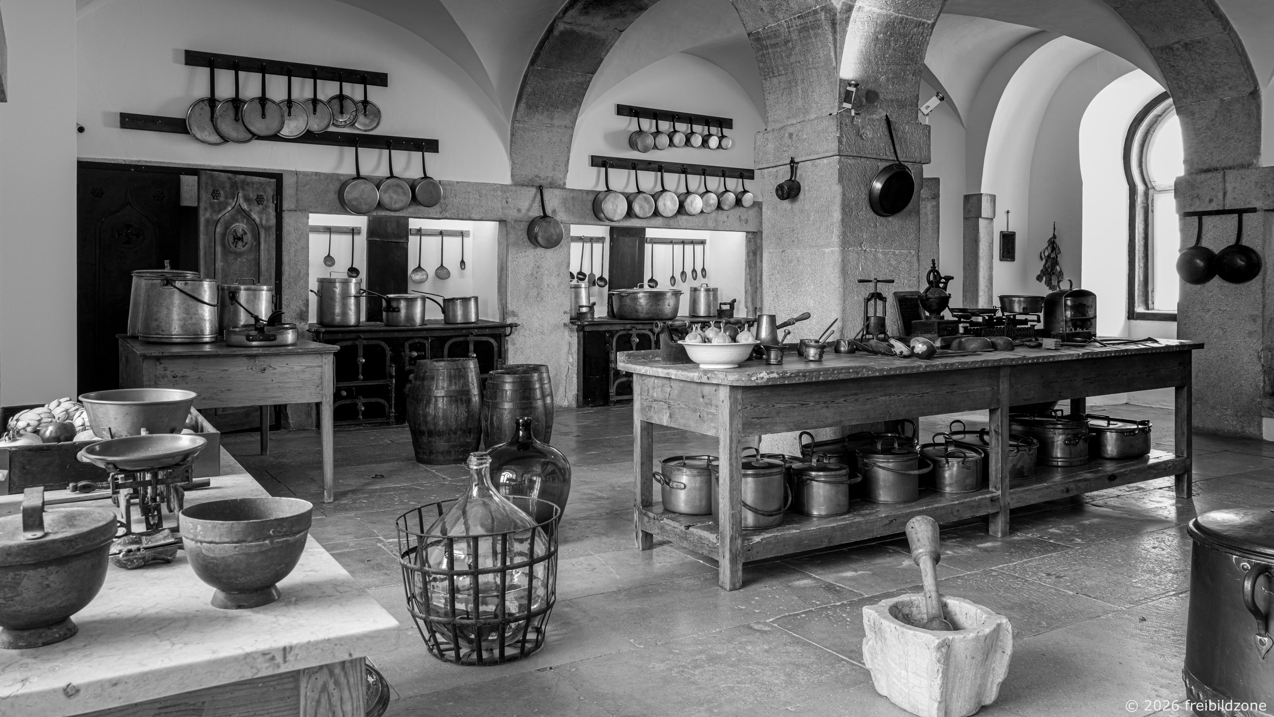 Küche, Palácio Nacional da Pena, Sintra, Portugal