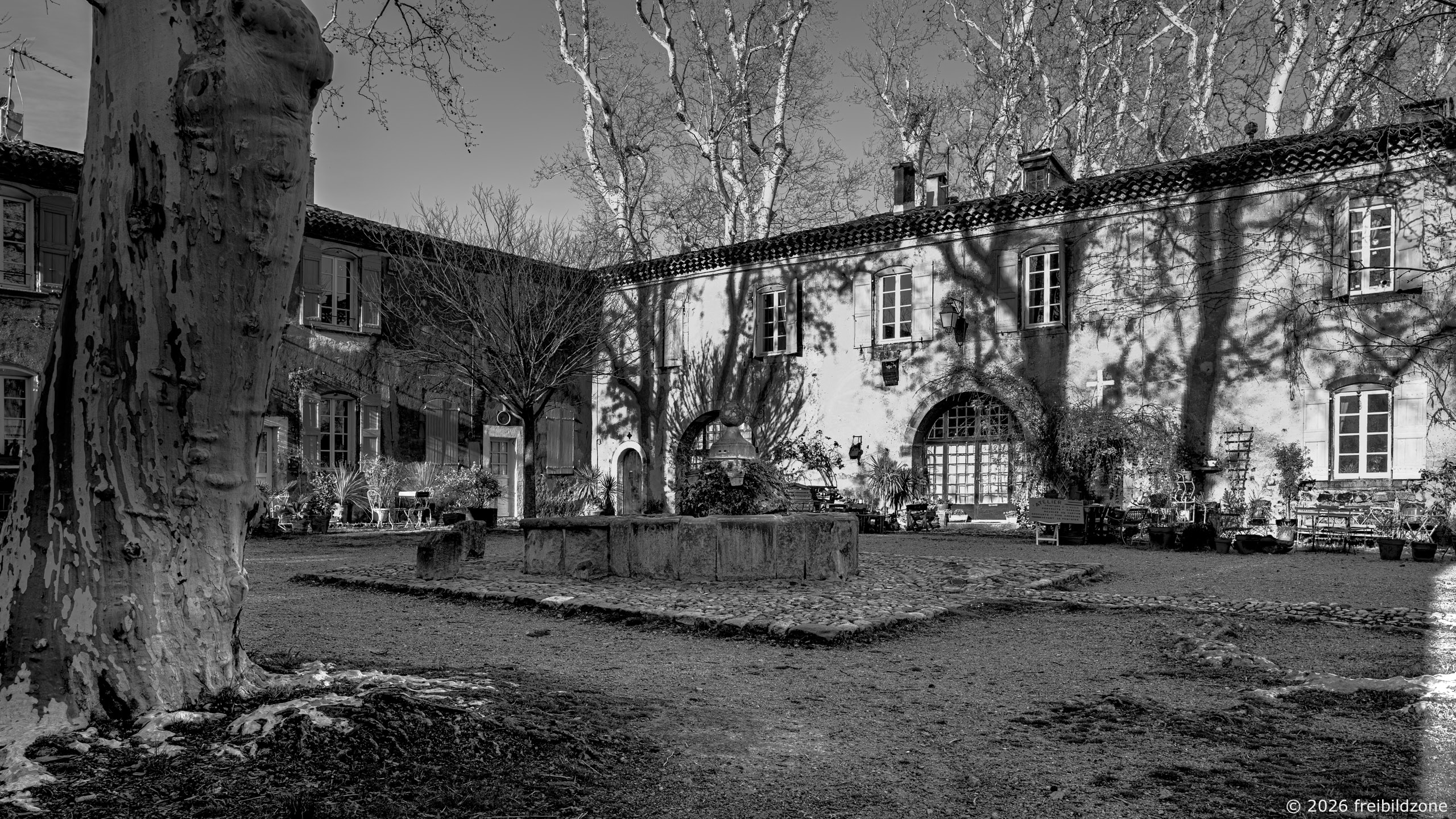 Lieblingsort, Brunnen in Villeneuvette, Herault