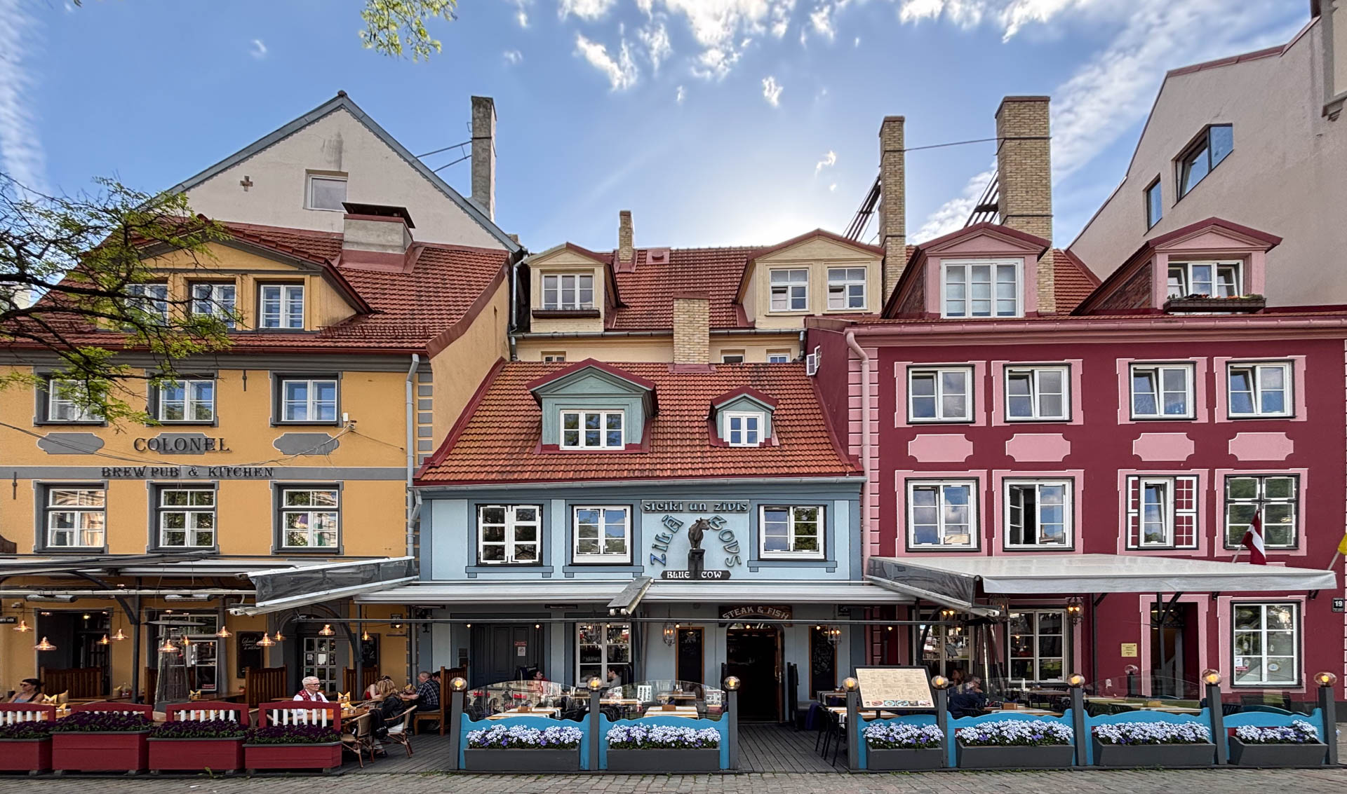 Altstadthäuser am Livu-Platz