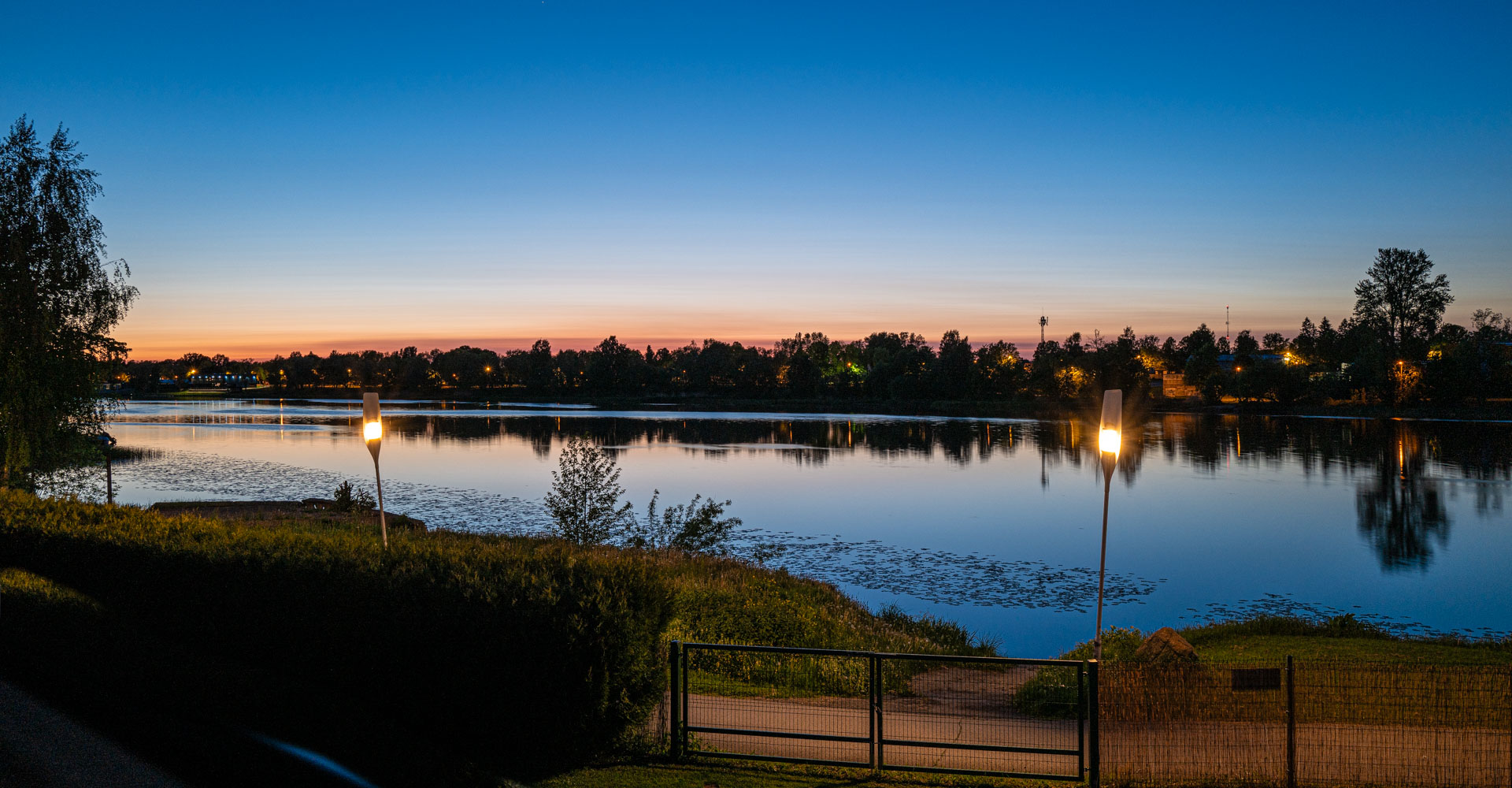 Sommernachtshimmel in Pärnu