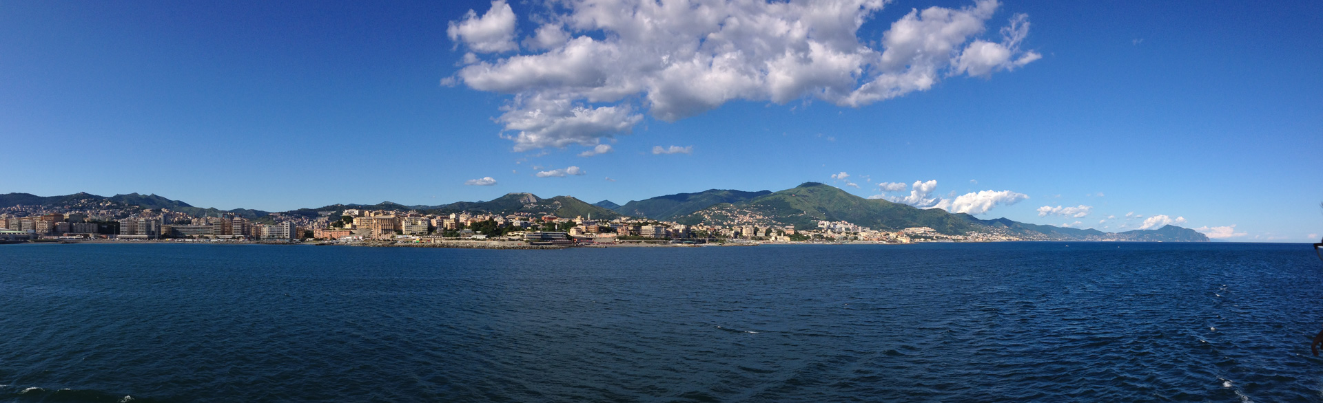 Approaching Genoa