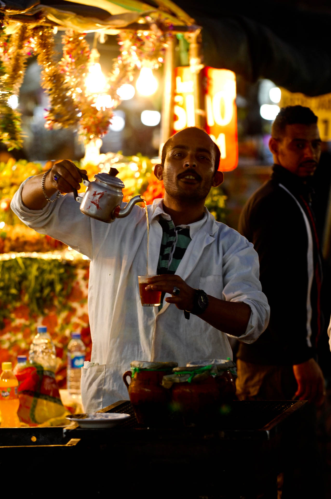 Djemaa el Fna, thé d'espices