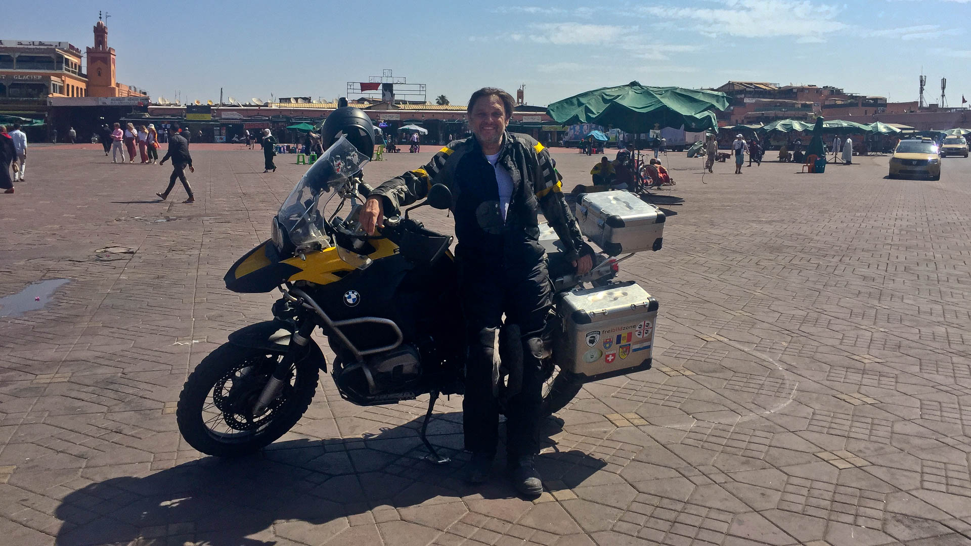 Arrived at Djemaa el Fna, Marrakesh