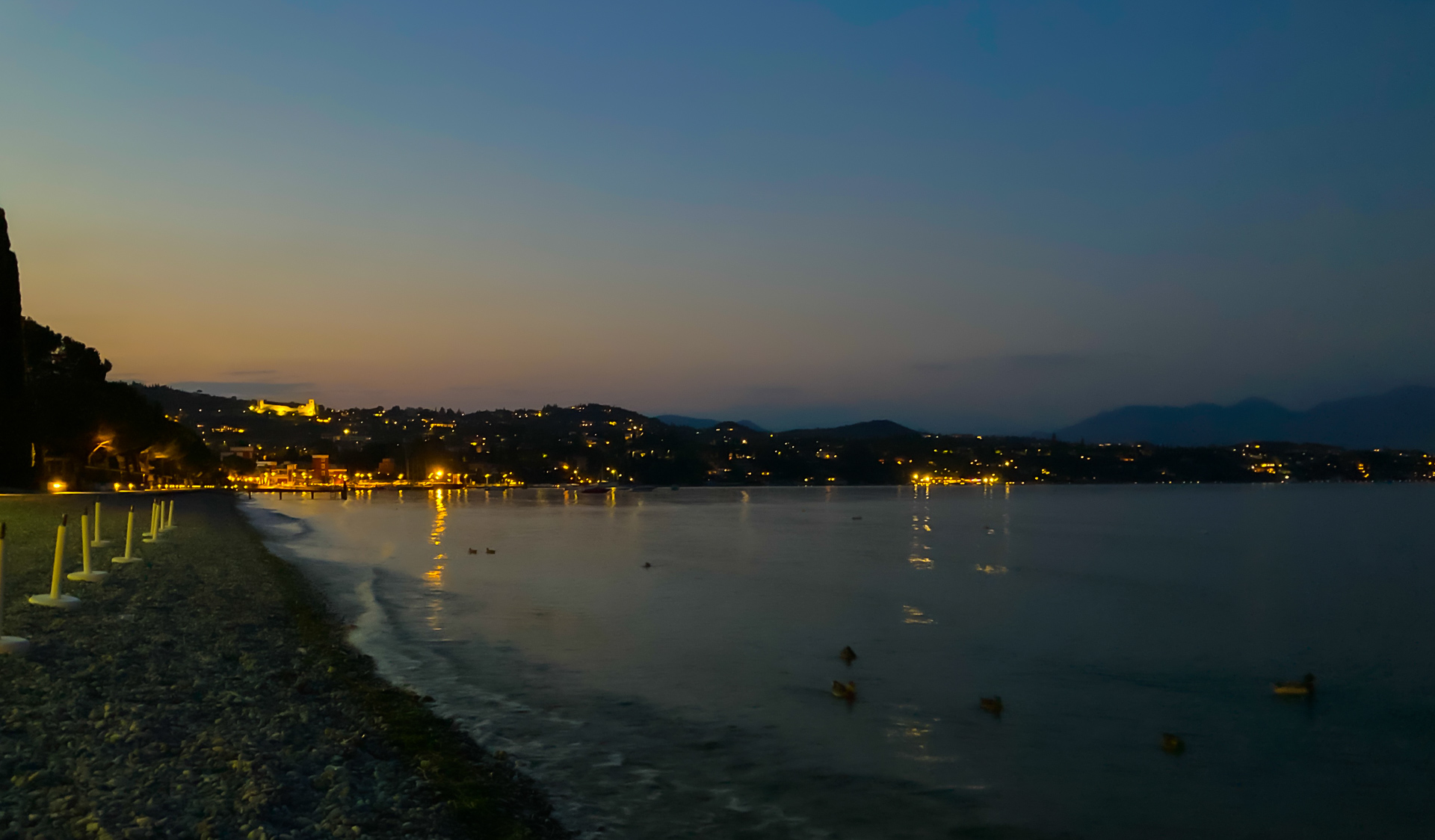 Abendspaziergang, Bussola, Lago di Garda