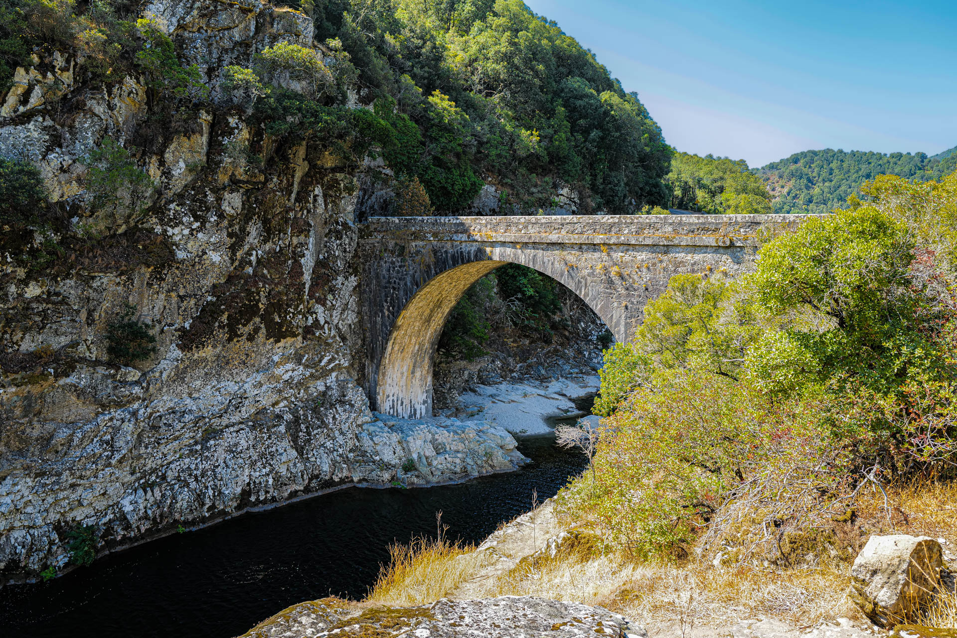Le Pont génois de Truggia, Korsika