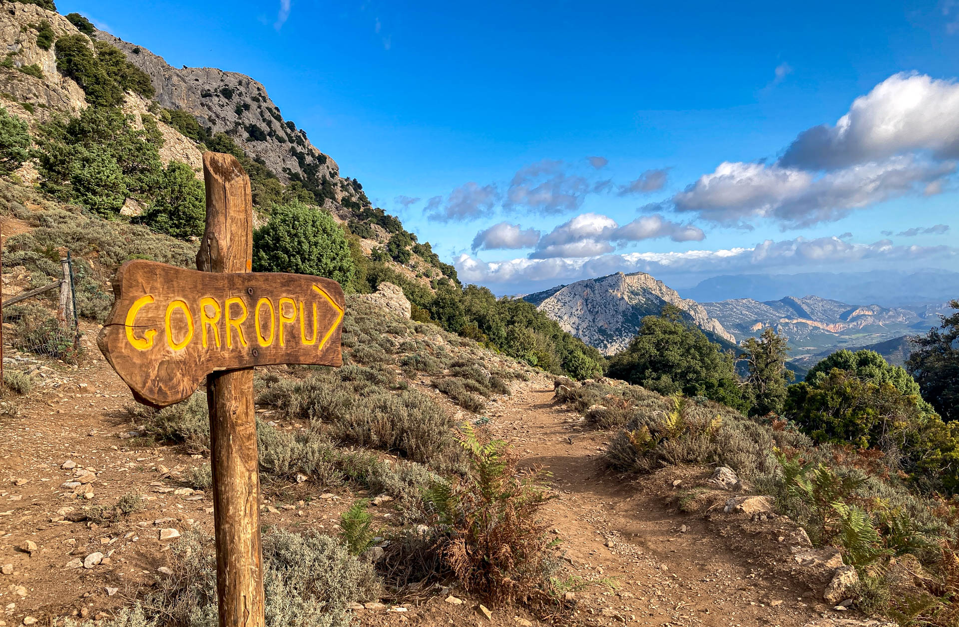 Wanderweg zur Gorropu Schlucht