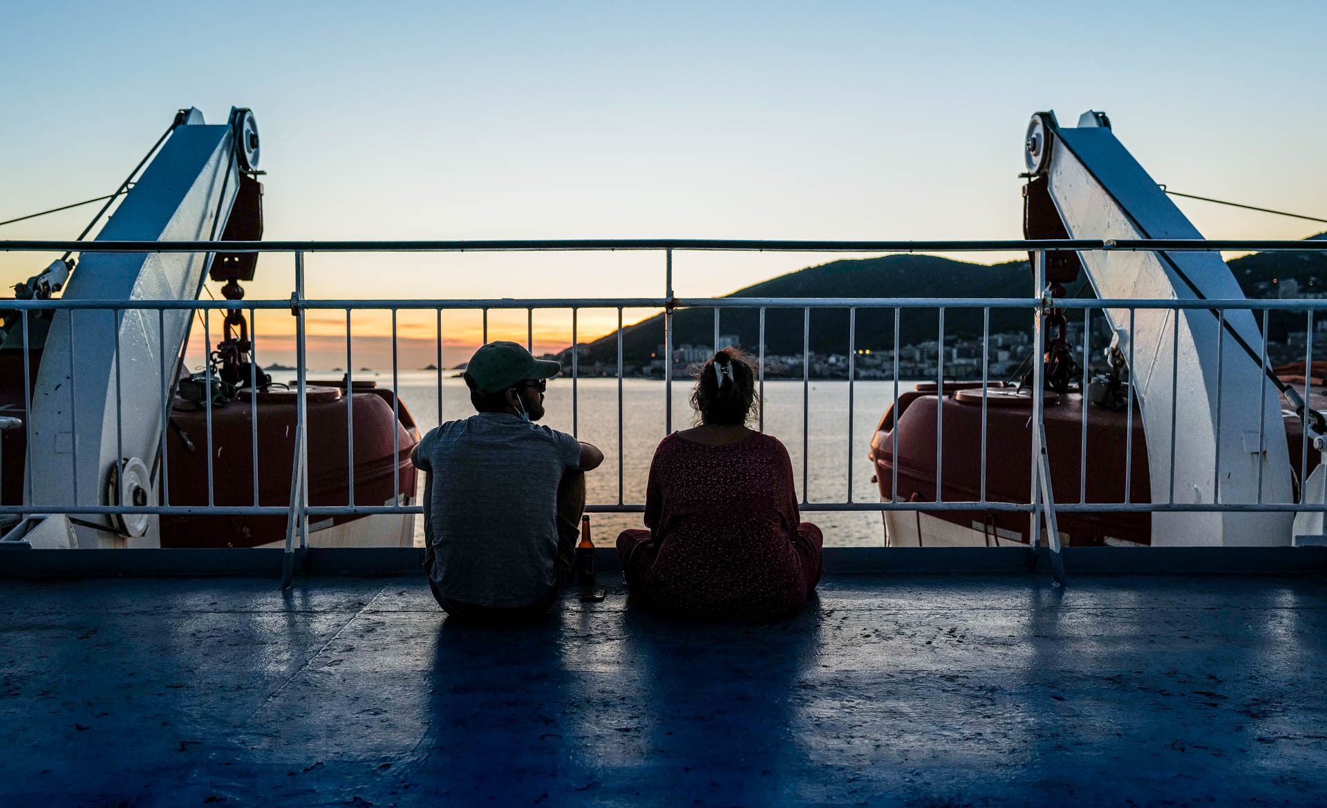 Auf dem Weg von Ajaccio nach Toulon