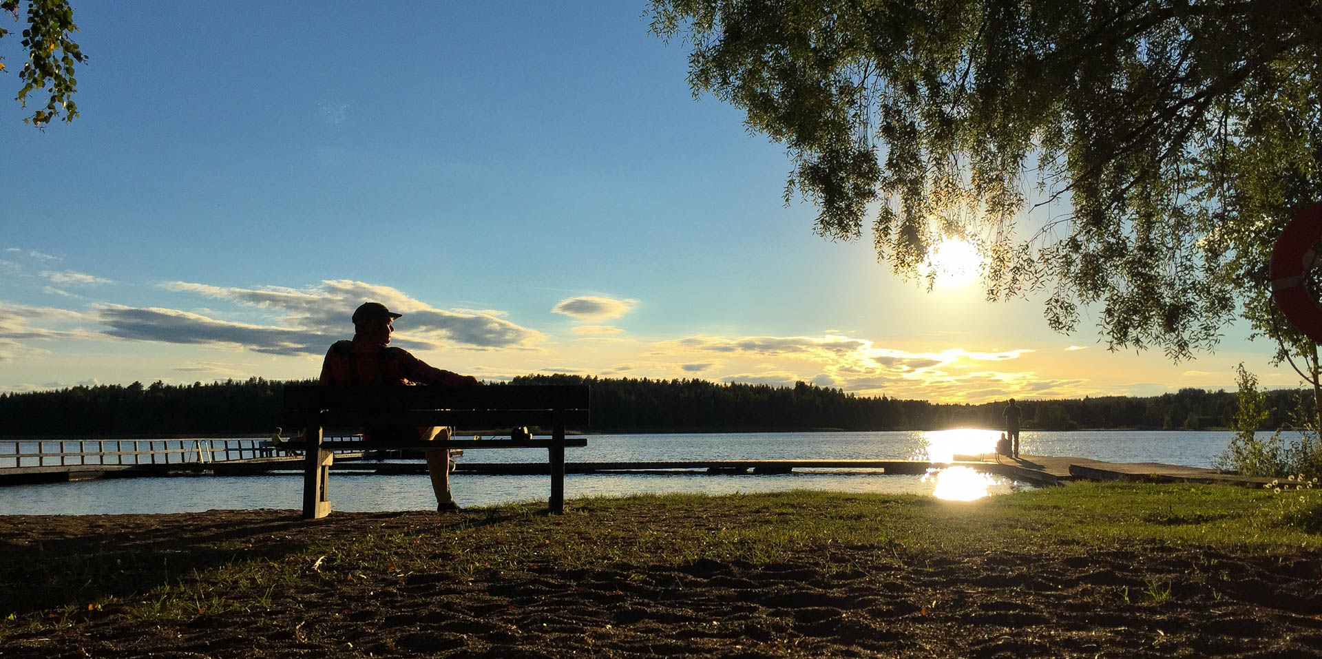 Last sundowner at Sysmä campground