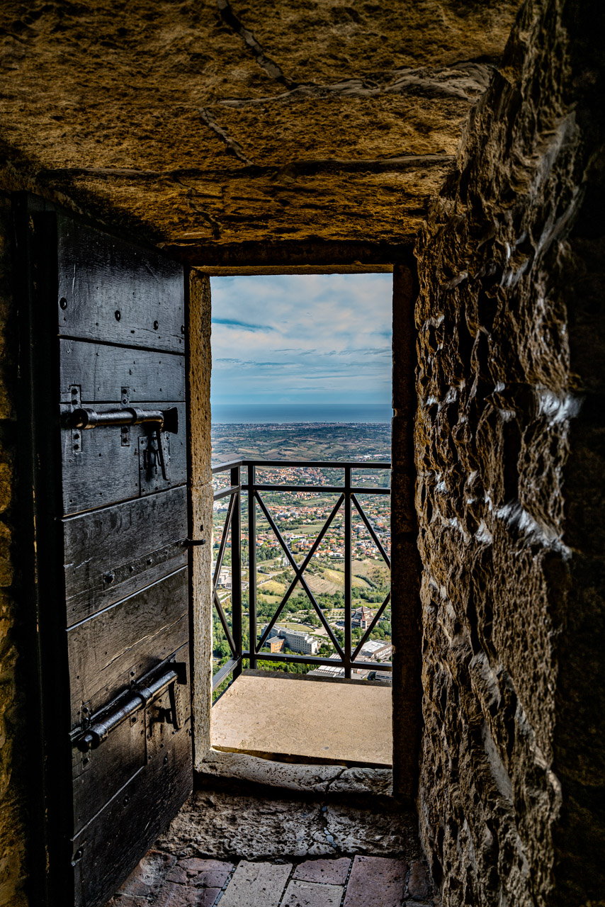Blick vom Torre I bis zur Adria
