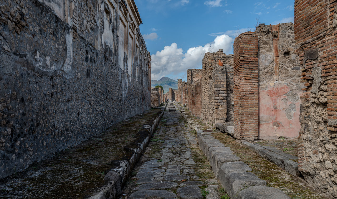  Nebenstraße durch Pompeji