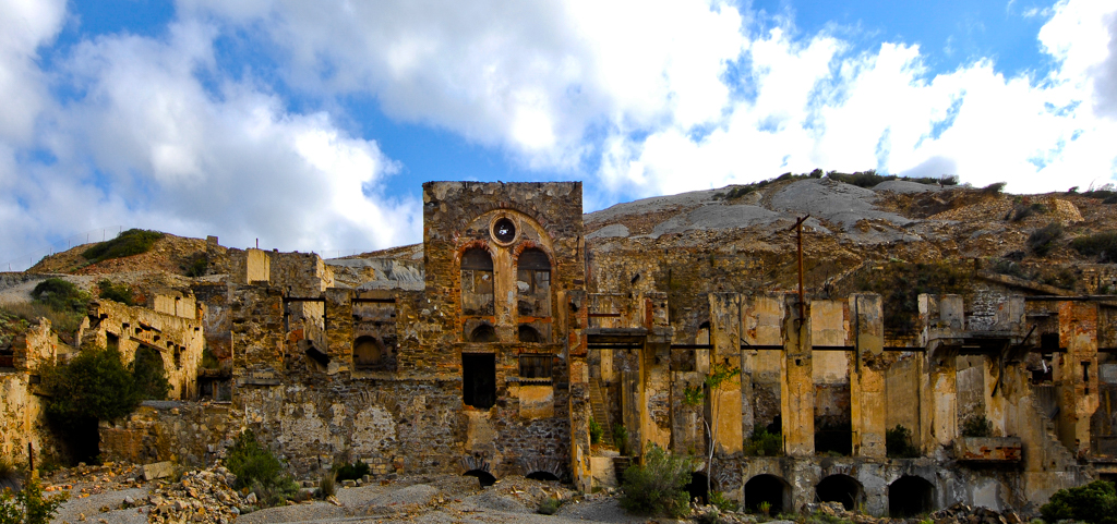 Ingurtosu, old mining town, West-Sardinia