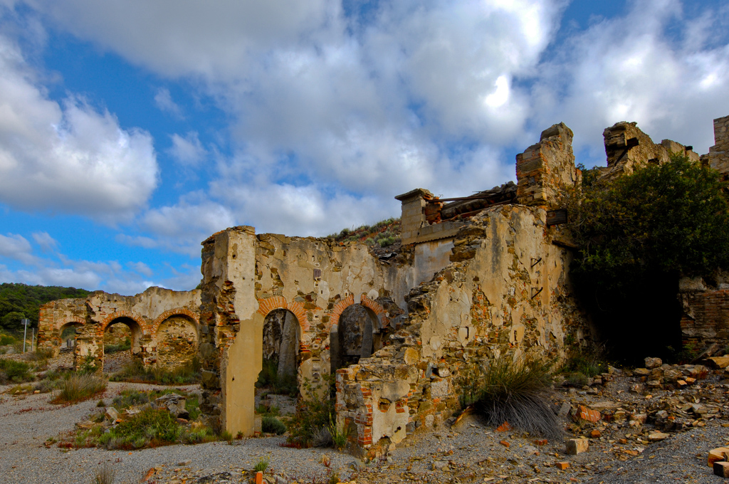 Ingurtosu, old mining town, West-Sardinia