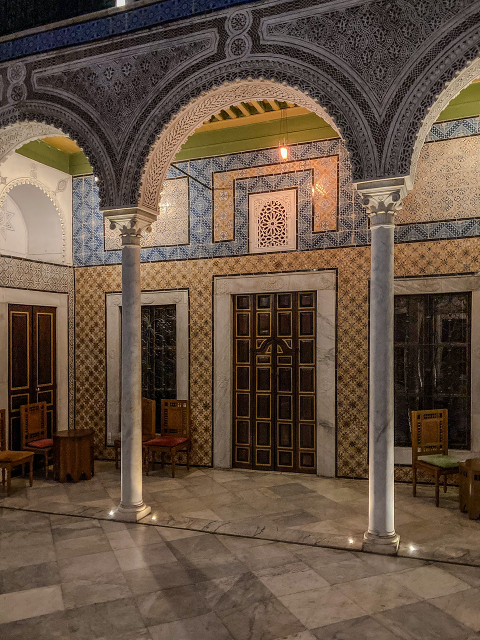 Wunderschöner Dar am Abend, Hotel Bayrem