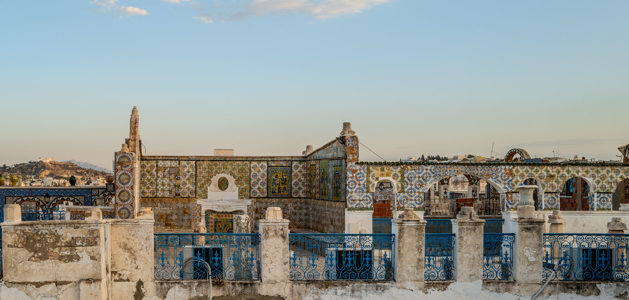 Dachcafés in der Medina von Tunis