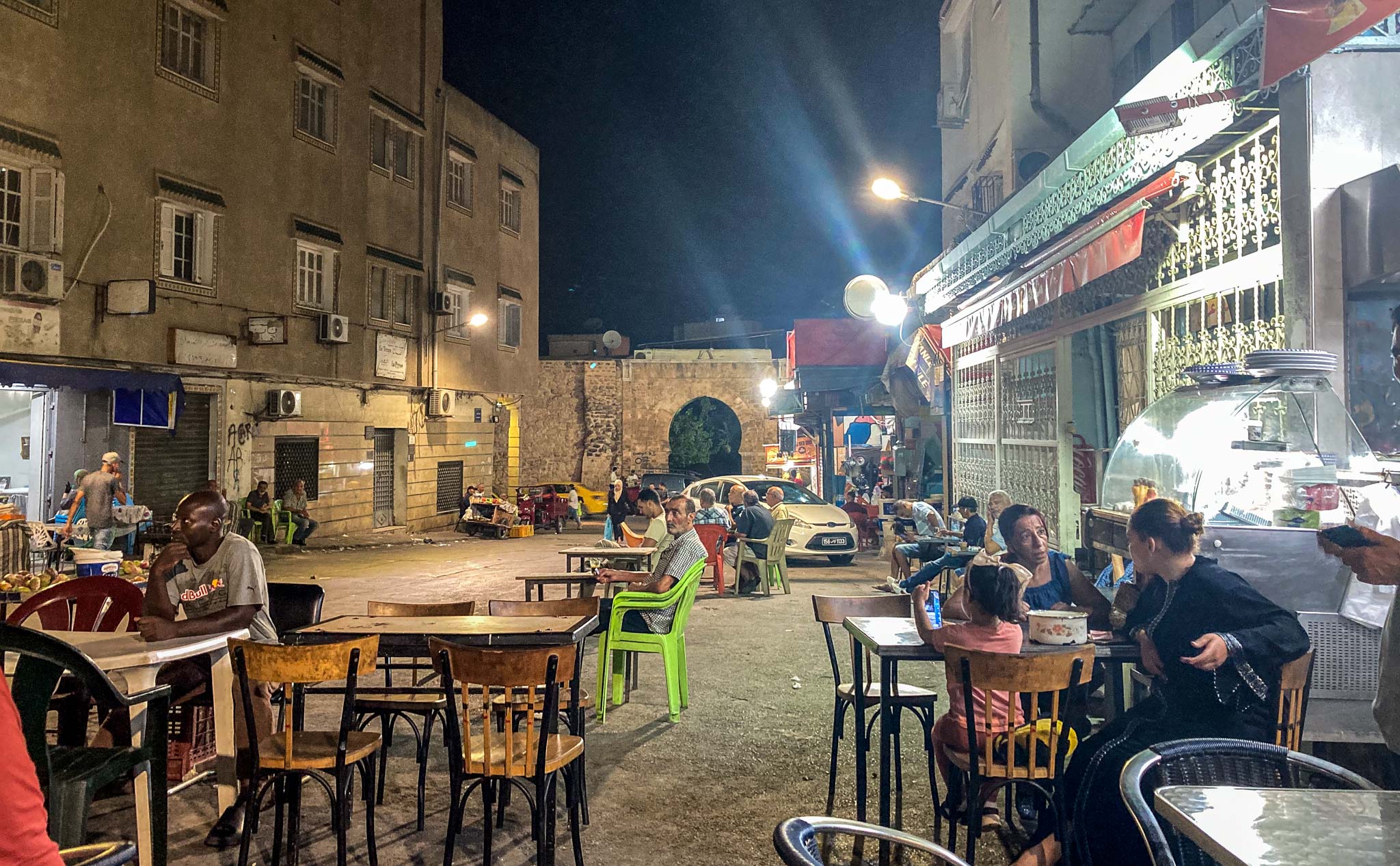 Straßenküche am Bab Jedid, Tunis