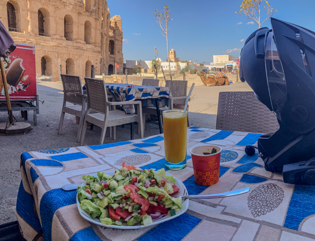 Angekommen in El Djem