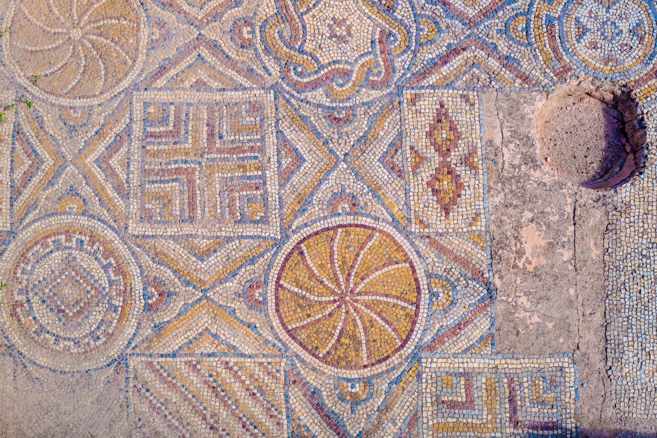Mosaik, Byzantinische Basilica von Saint Vitalis, Sufetula