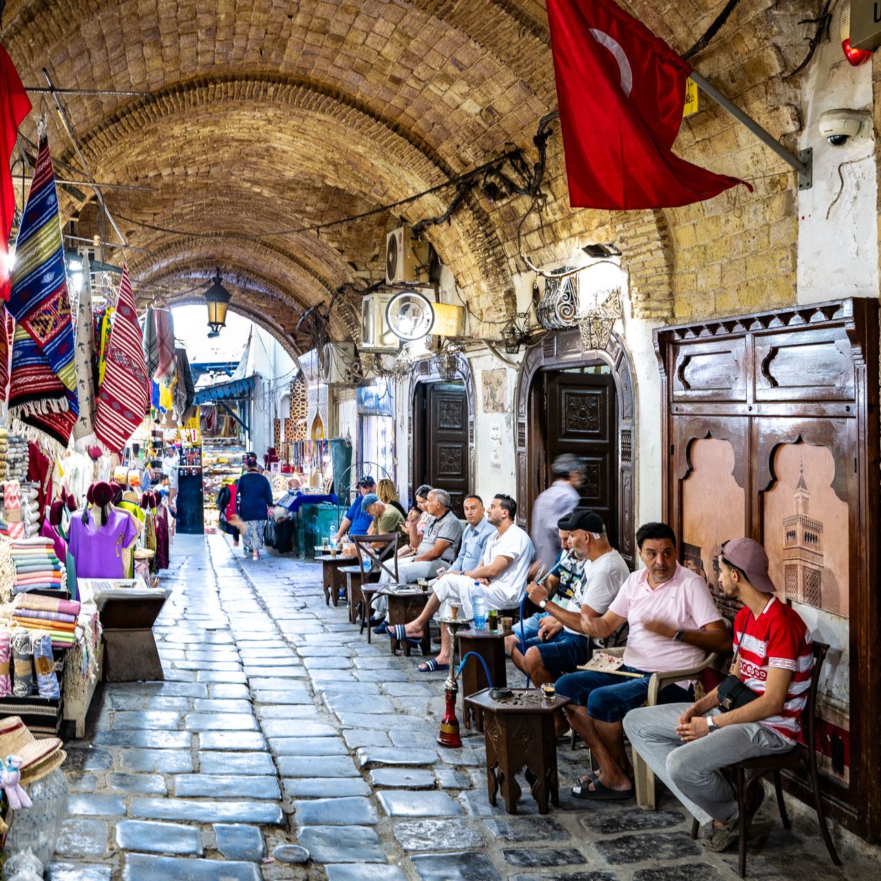 Café in den Souks