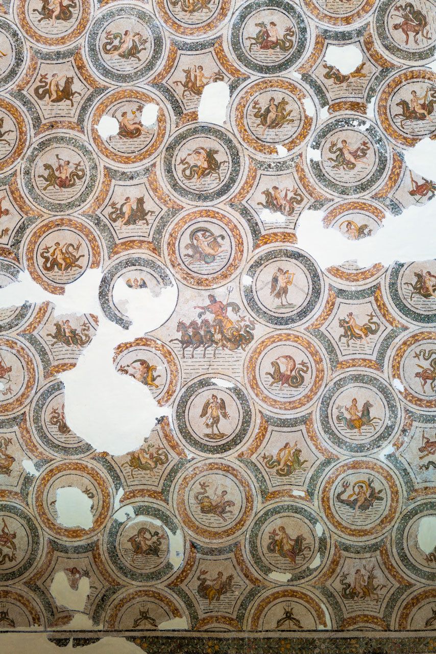 Riesiges Mosaik im Foyer des Musée National du Bardo