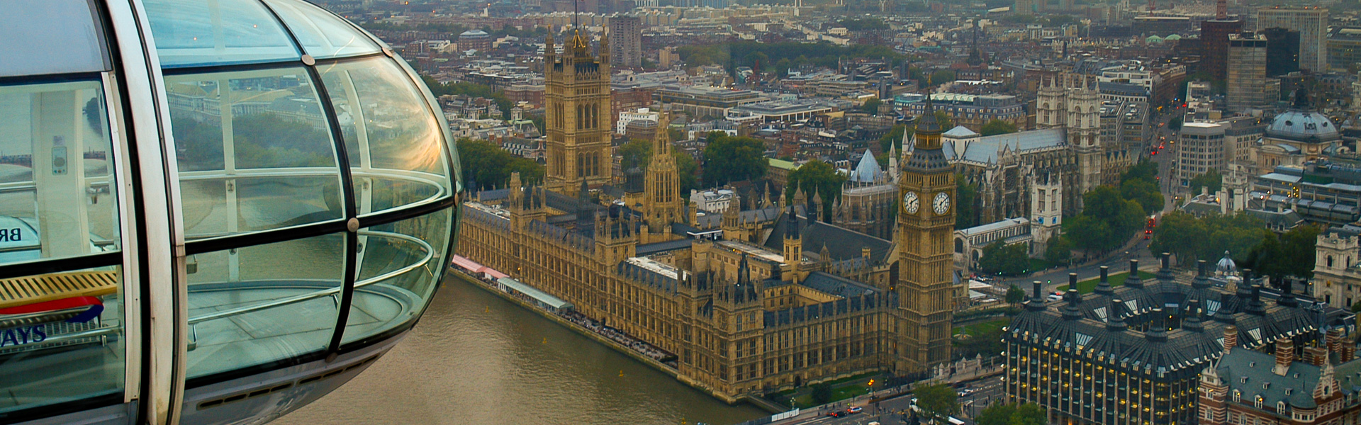 Houses of Parliament from London Eye