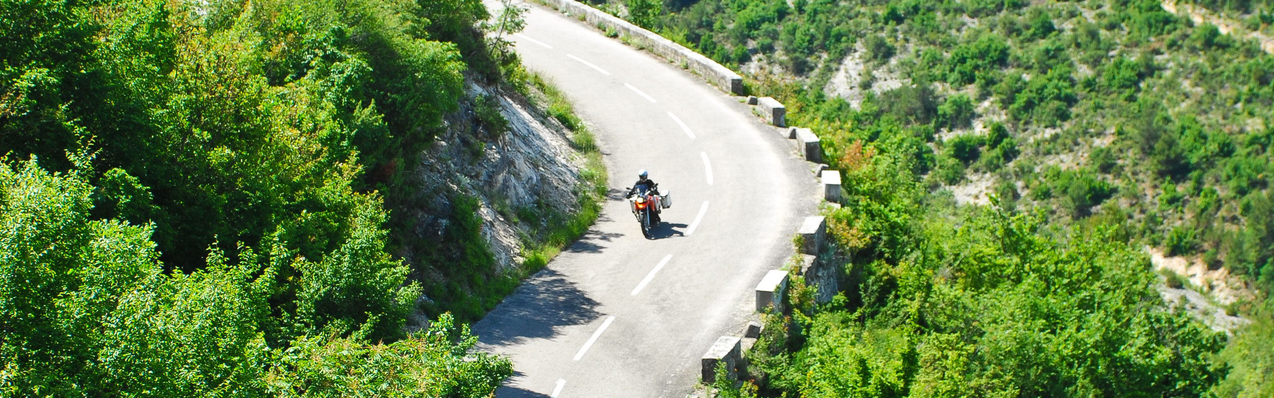 Twisting road, Krka, Croatia