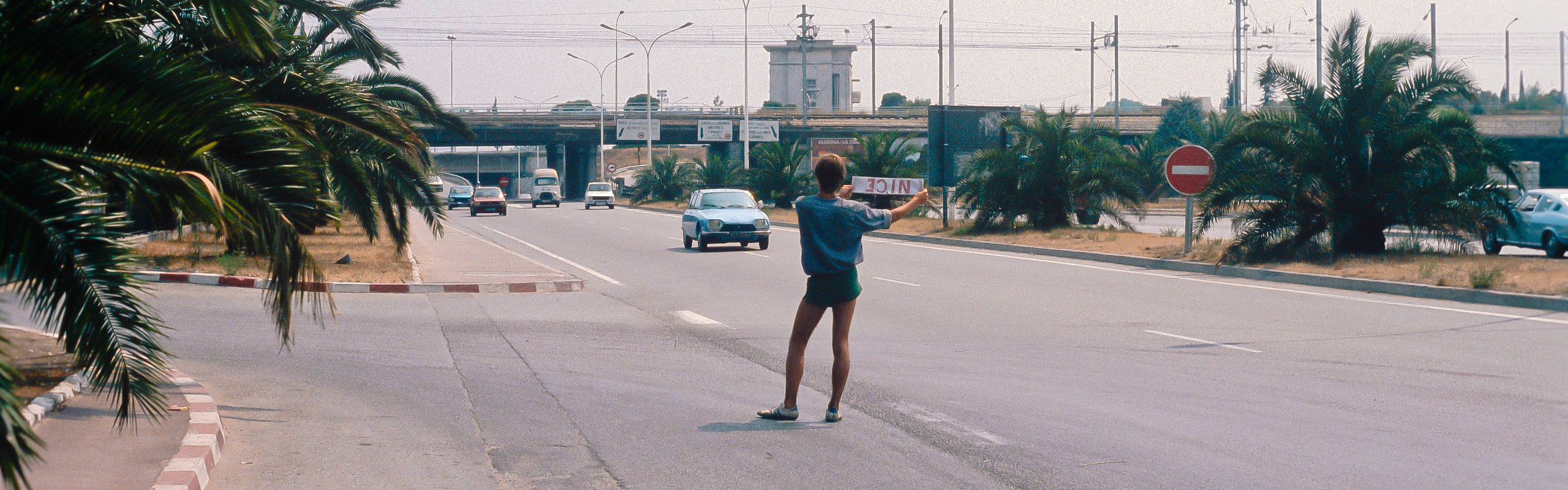 Nizza, auf dem Weg nach Menton, 1981