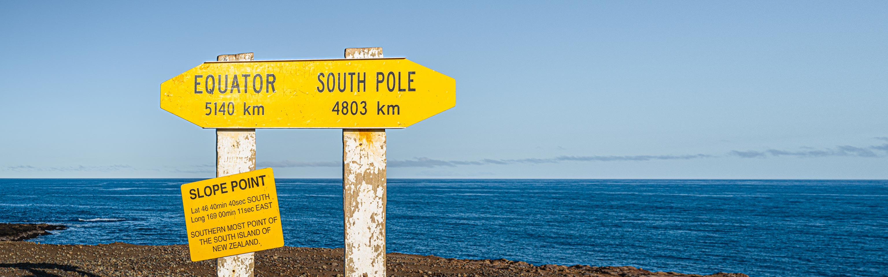 Slope Point, New Zealand's southernmost point