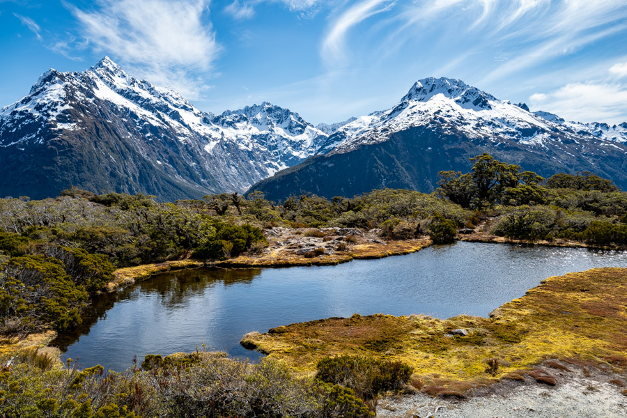 Routeburn Track, Lake at Key Summit Trail, New Zealand