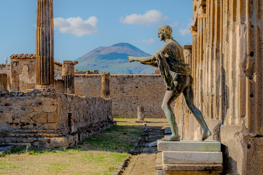Statue des Apollo, Pompeji