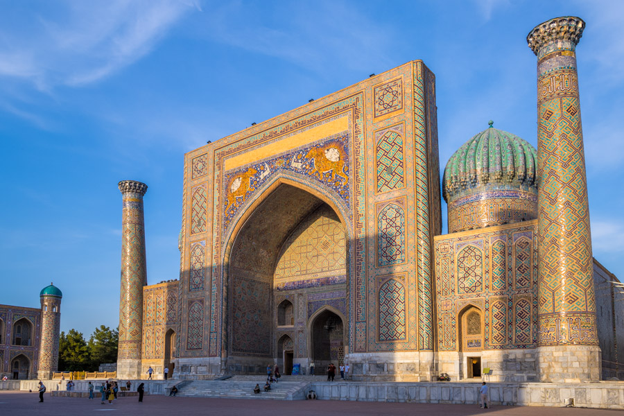 Medrese Schir-Dor, Registan, Samarkand Medrese Schir-Dor, Registan, Samarkand