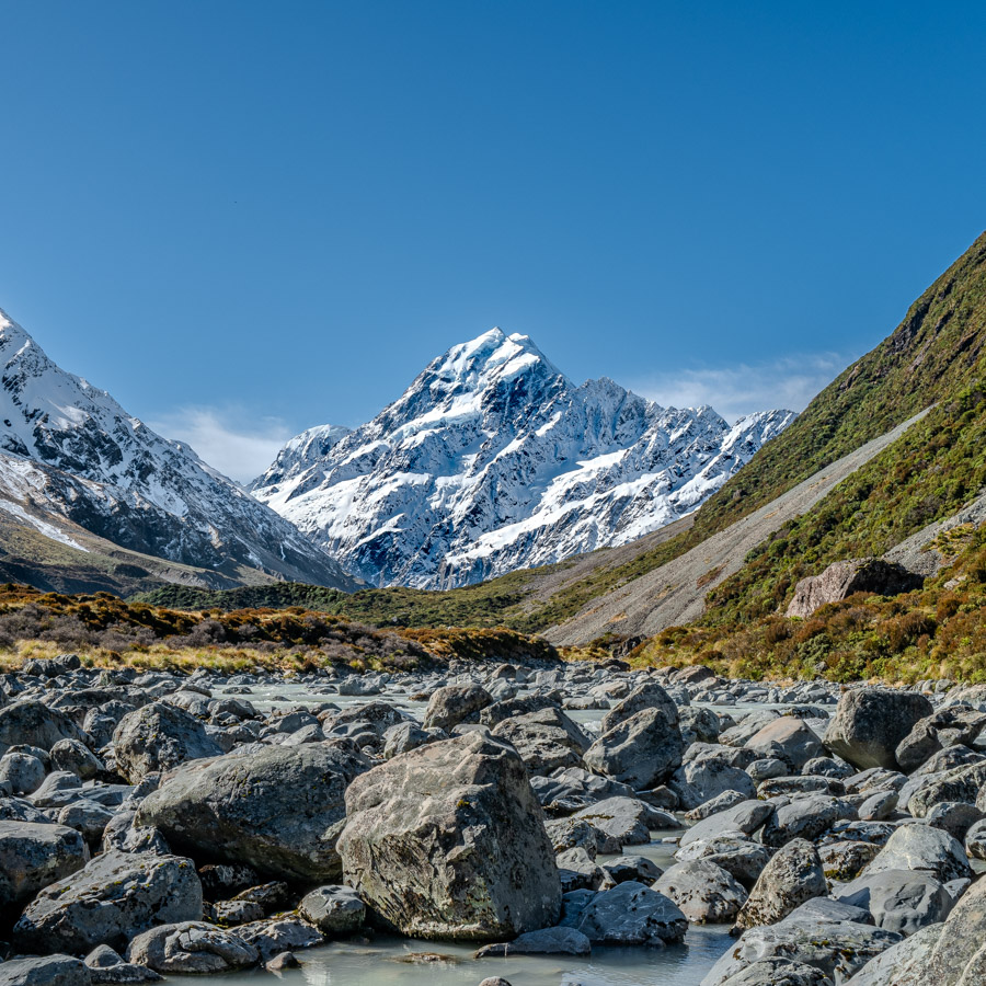 Mount Cook from Hooker Trail