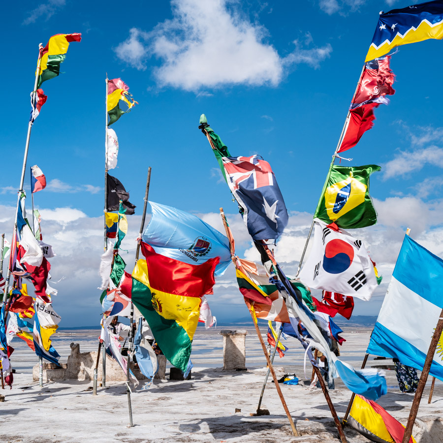 Plaza de las Banderas, Salar de Uyuni