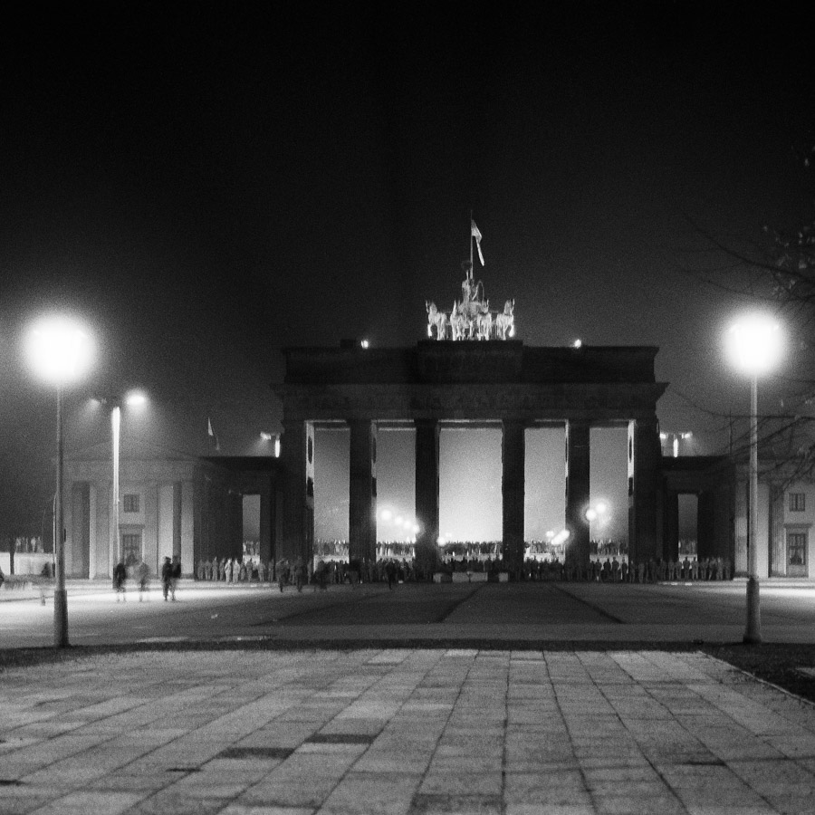 9. November 1989, Brandenburger Tor