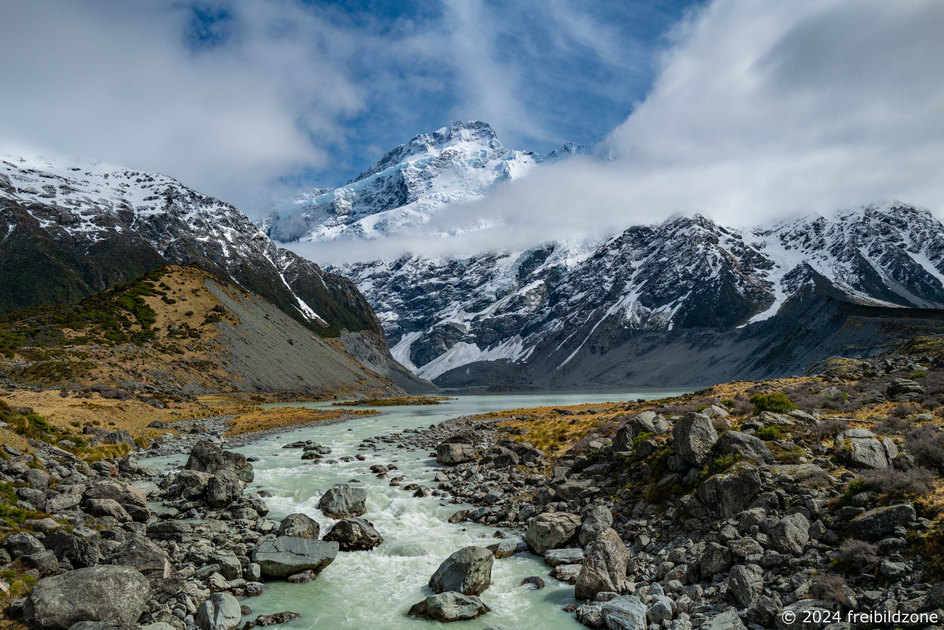 Hooker River, New Zealand