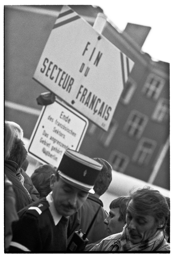 Öffnung an der Bernauer Straße am 10./11. November