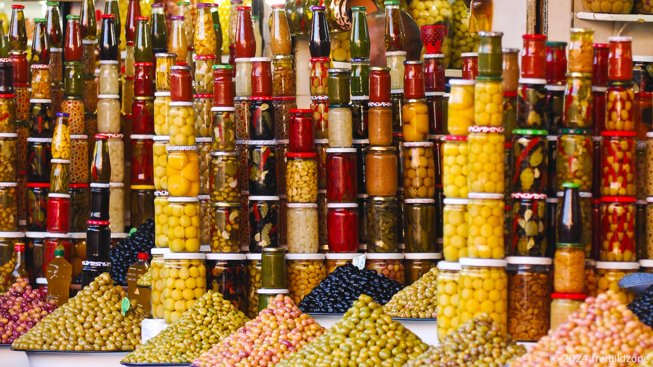 Konserven, Souks, Marrakesch