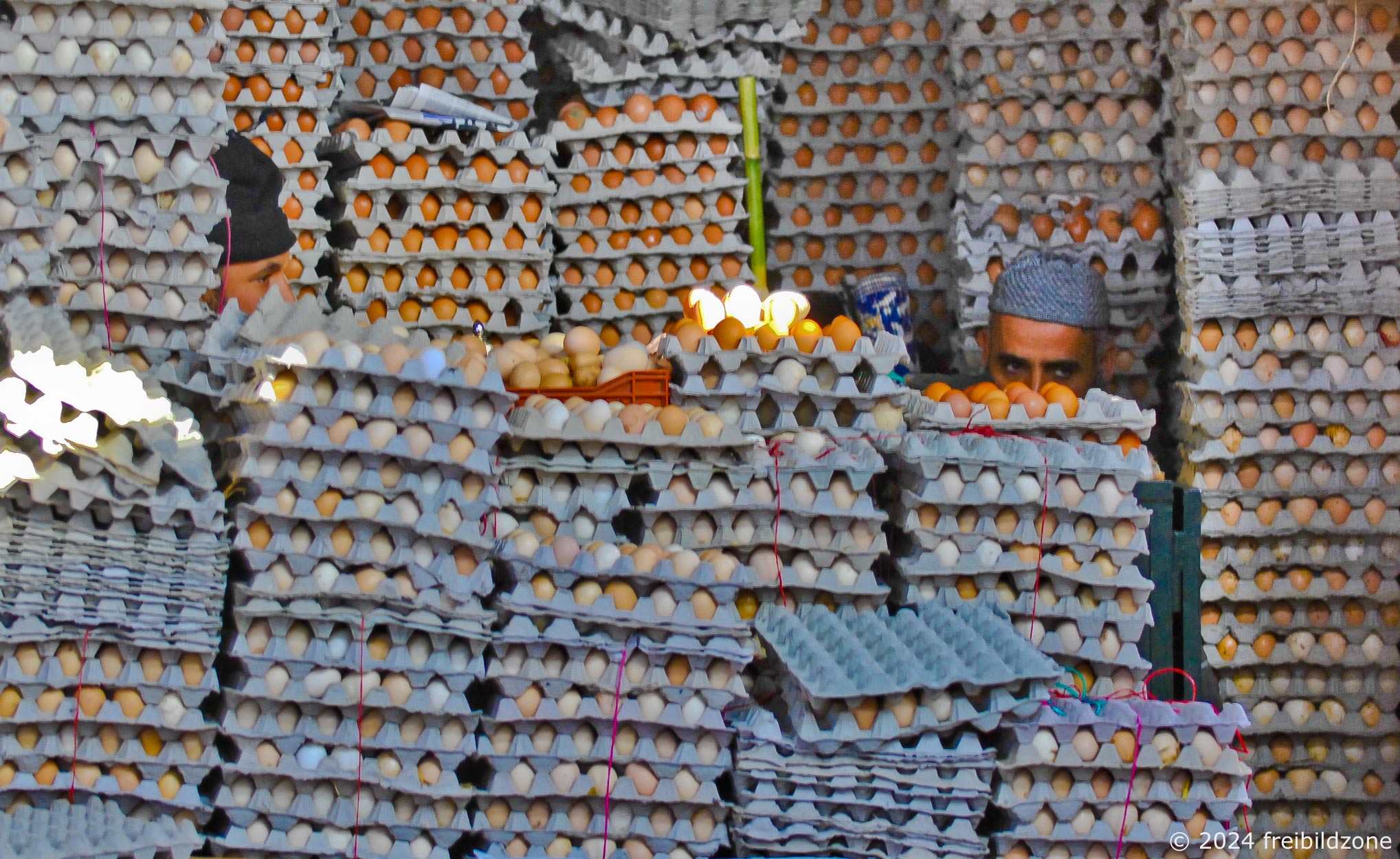 Eier, Souks, Marrakesch