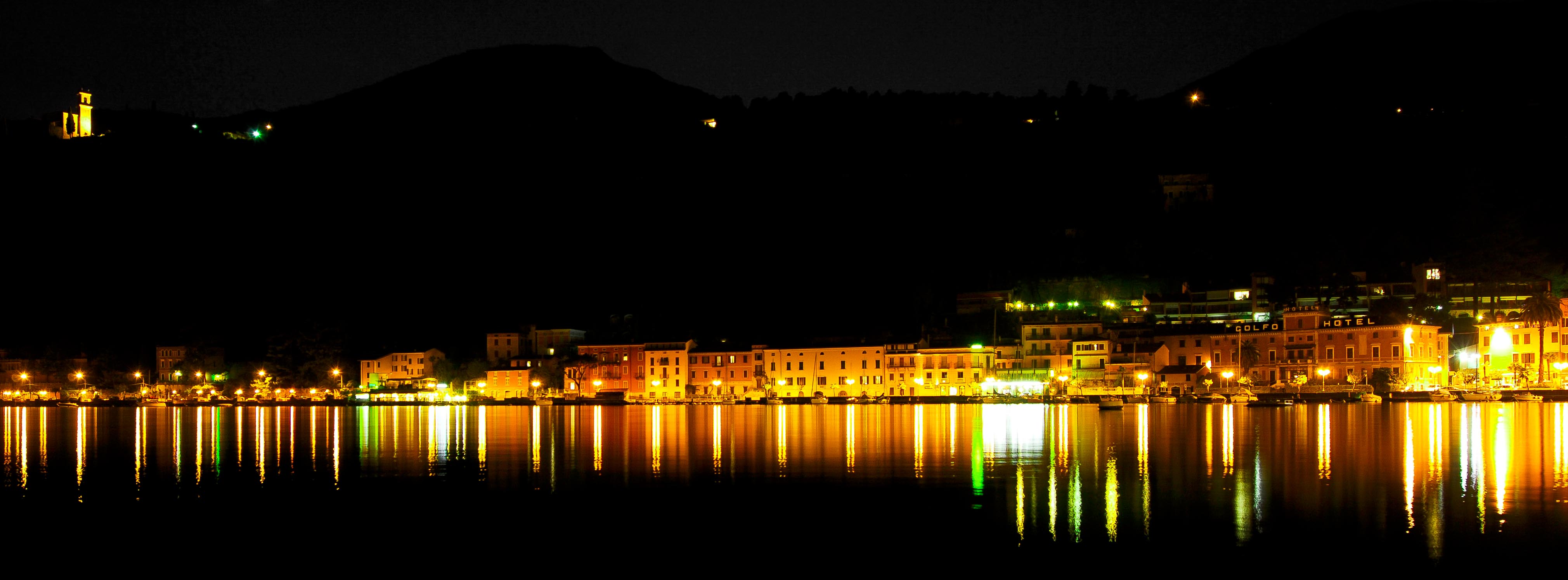 Toscolano at night, Lake Garda, Italy